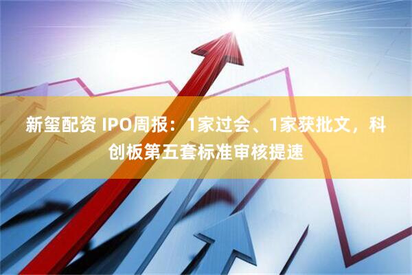 新玺配资 IPO周报：1家过会、1家获批文，科创板第五套标准审核提速