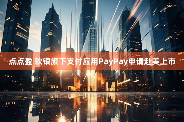 点点盈 软银旗下支付应用PayPay申请赴美上市